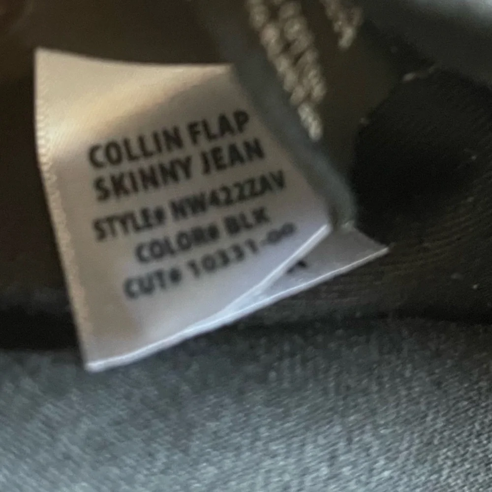 ❤️ Hudson Collin Skinny Black Jeans 32 - Picture 7 of 8